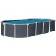 Piscine Hors Sol Gris Métal Prestige 7.6x3.95/1.32