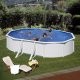 Piscine Hors sol Blanche CLASSIC 5.27x3.27 H 1.32