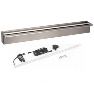 Lame d''eau inox NIAGARA 90cm + led 