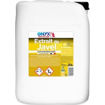 Javel Hypochlorite de SODIUM 20l 36° 9.6 